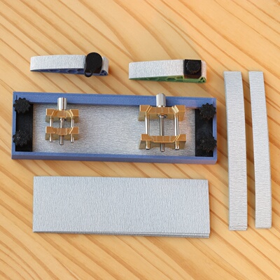 手表表壳抛光拉丝打磨专业修复工具含320-400张砂纸套装