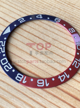 铂金字红蓝陶瓷圈口适配劳力士格林尼治GMT II 126710 116710手表