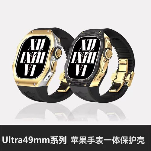 适用ultra49mm钛金属改装表带