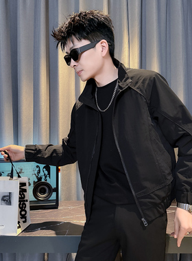 312A-J603-P98 控145 春季新款社会小伙夹克外套男潮流韩版上衣C