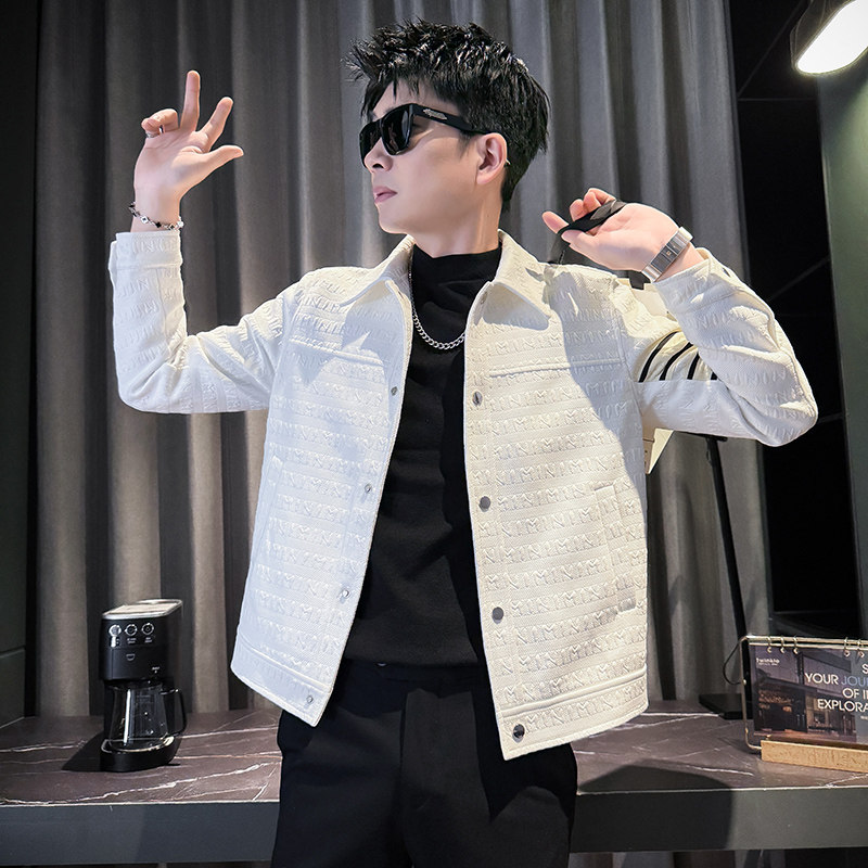 312A-J533-P120控165秋季新款社会小伙夹克外套男潮流韩版上衣D,男装夹克,星座312A
