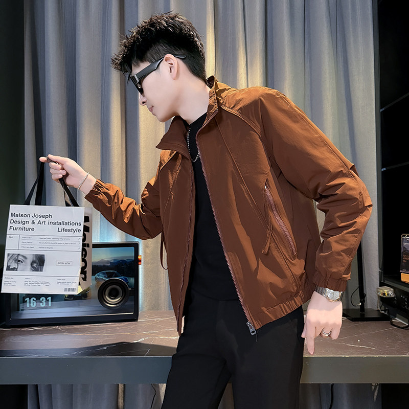 312A-J602-P98控145春季新款社会小伙夹克外套男潮流韩版上衣A,男装夹克,星座312A