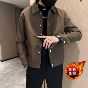 312A-9908-8  P130 控175 秋冬季新款社会小伙夹克外套男潮流上衣图片