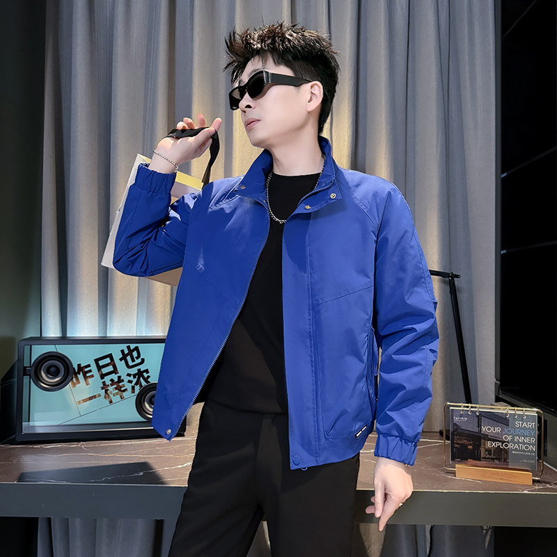 312A-J604-P98控145春季新款社会小伙夹克外套男潮流韩版上衣E,男装夹克,星座312A