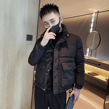 312A-8811-P135控178冬季男士潮牌棉衣外套韩版潮流夹克棉袄K，男装夹克，星座312A