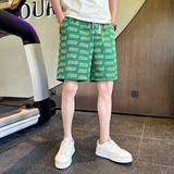 K55-P55控78夏季新款男士高级感短裤休闲运动五分裤潮流沙滩裤D，商品下架区，星座312A