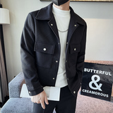 312A-2282-P120控165秋冬社会小伙夹克外套男休闲潮流韩版上衣B，男装夹克，星座312A