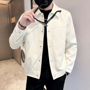 312A-2822-P120 控165 秋季新款社会小伙夹克外套男潮流韩版上衣A图片