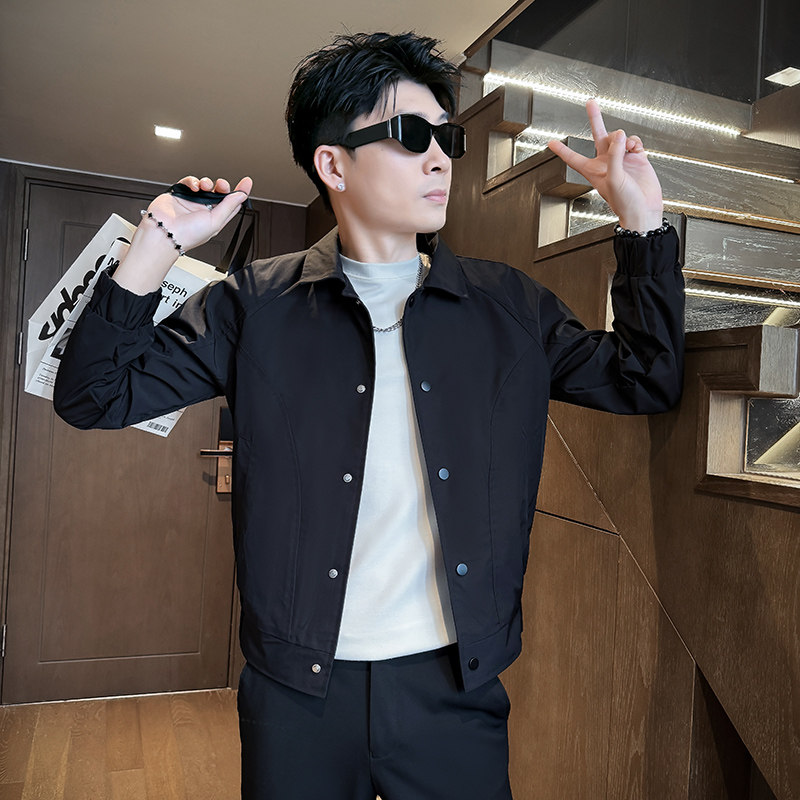 312A-J519-P98控138秋季新款社会小伙夹克外套男潮流韩版上衣Q,男装夹克,星座312A