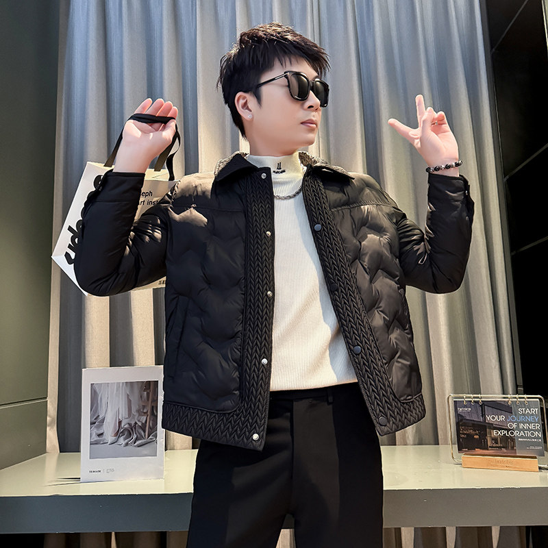 312A-6623-P138控178冬季男士潮牌棉衣外套韩版潮流夹克棉袄B,男装夹克,星座312A