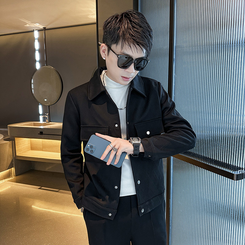 312A-2378-P120控165秋季新款社会小伙夹克外套男潮流韩版上衣A,男装夹克,星座312A