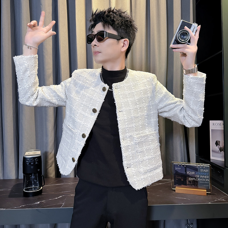 312A-S56-P138控178秋冬季呢子韩版男装夹克潮流高级秋冬上衣C,男装夹克,星座312A