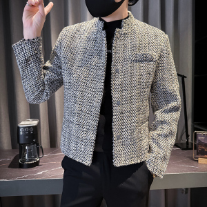 312A-J528-P130 控170 秋季新款社会小伙夹克外套男潮流韩版上衣B图片