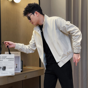 312A-J512-P98 控138 新款社会小伙夹克外套男潮流韩版上衣C图片