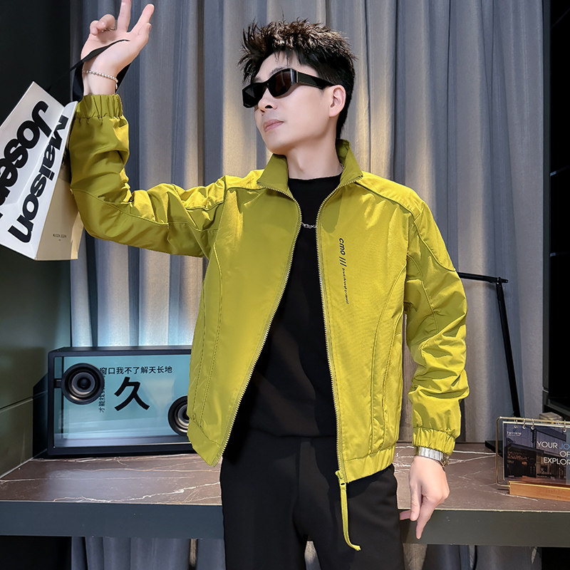 312A-J608-P98控145春季新款社会小伙夹克外套男潮流韩版上衣D，男装夹克，星座312A