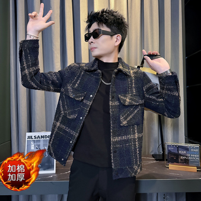 312A-S53-8  P140 控180 秋冬季新款社会小伙夹克外套男潮流上衣B