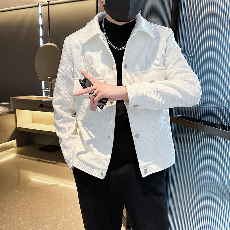 312A-9901-P120控165秋季新款社会小伙夹克外套男潮流韩版上衣C,男装夹克,星座312A