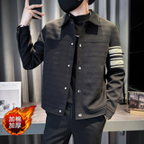 312A-J533-8P130控175秋季新款社会小伙夹克外套男潮流上衣B，男装夹克，星座312A