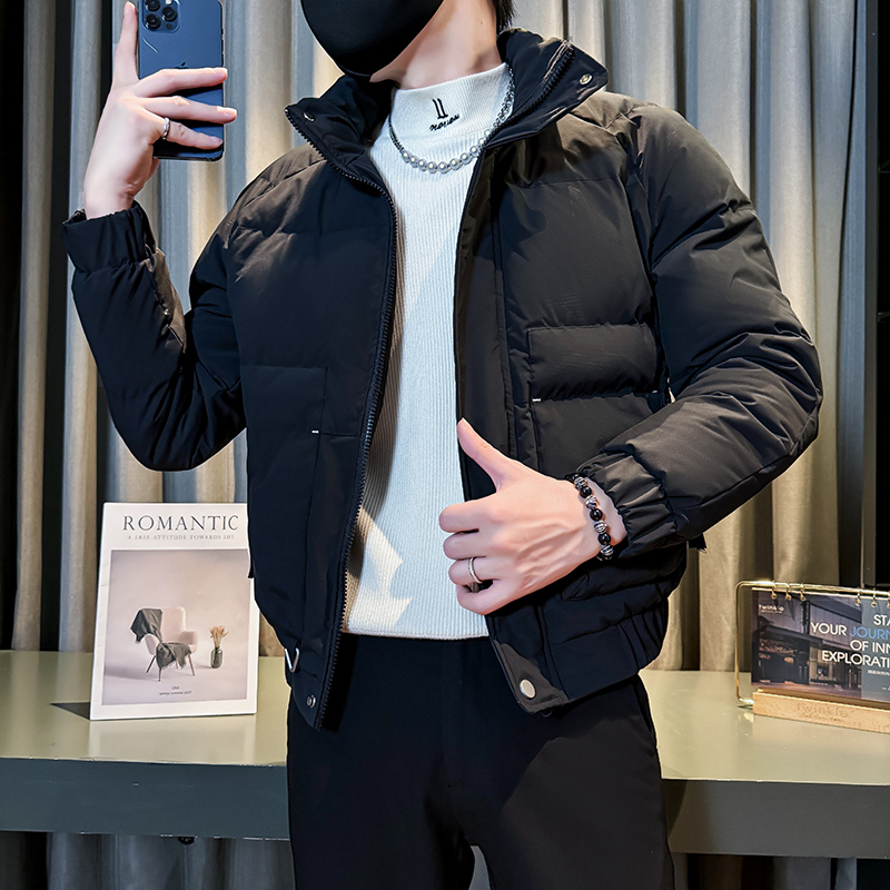 312A-6627-P138控178  冬季男士潮牌棉衣外套韩版潮流夹克棉袄B