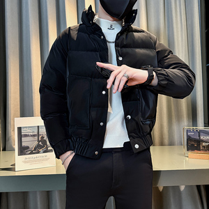 312A-8835-P138控178  冬季男士潮牌棉衣外套韩版潮流夹克棉袄A图片