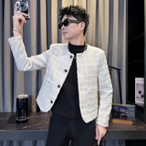 312A-S56-P138控178秋冬季呢子韩版男装夹克潮流高级秋冬上衣D，男装夹克，星座312A