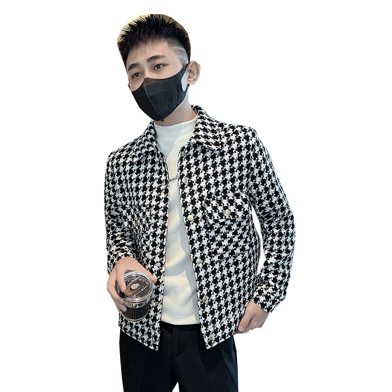312A-2284-P125控168秋季社会小伙夹克外套男休闲潮流韩版上衣U,男装夹克,星座312A