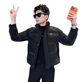 312A-M07-P138控178冬季男士潮牌棉衣外套韩版潮流夹克棉袄D，男装夹克，星座312A