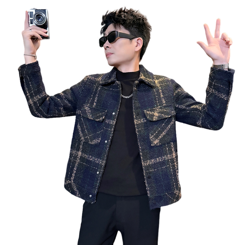 312A-S53-8P140控180秋冬季新款社会小伙夹克外套男潮流上衣D,男装夹克,星座312A