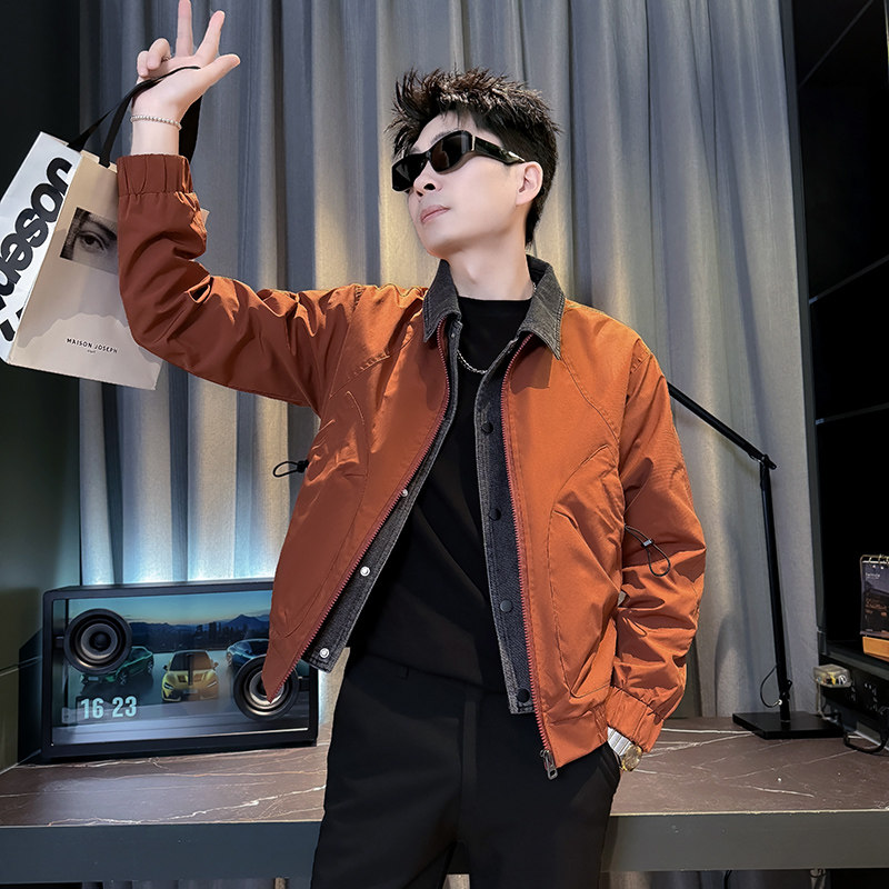 312A-J601-P108控155春季新款社会小伙夹克外套男潮流韩版上衣B，男装夹克，星座312A