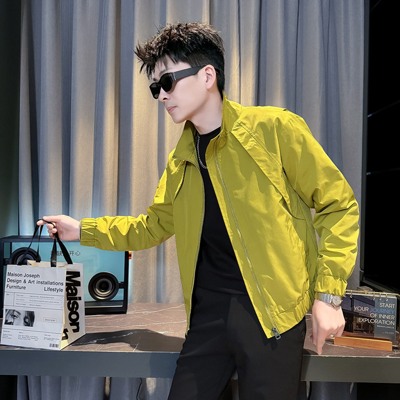 312A-J609-P98控145春季新款社会小伙夹克外套男潮流韩版上衣C，男装夹克，星座312A