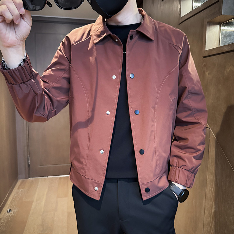 312A-J519-P98控138秋季新款社会小伙夹克外套男潮流韩版上衣B，男装夹克，星座312A