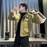 312A-6621-P138控178冬季男士潮牌棉衣外套韩版潮流夹克棉袄C，男装夹克，星座312A