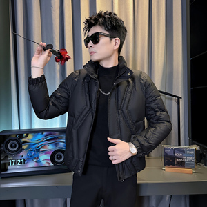 312A-M08-P138控178  冬季男士潮牌棉衣外套韩版潮流夹克棉袄A图片