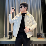 312A-6623-P138控178冬季男士潮牌棉衣外套韩版潮流夹克棉袄B，男装夹克，星座312A
