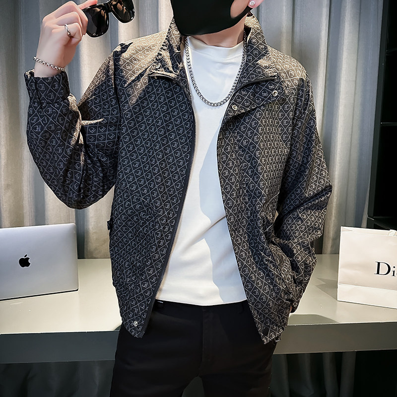 312A-2801-P98控138春季新款社会小伙夹克外套男潮流韩版上衣A,男装夹克,星座312A