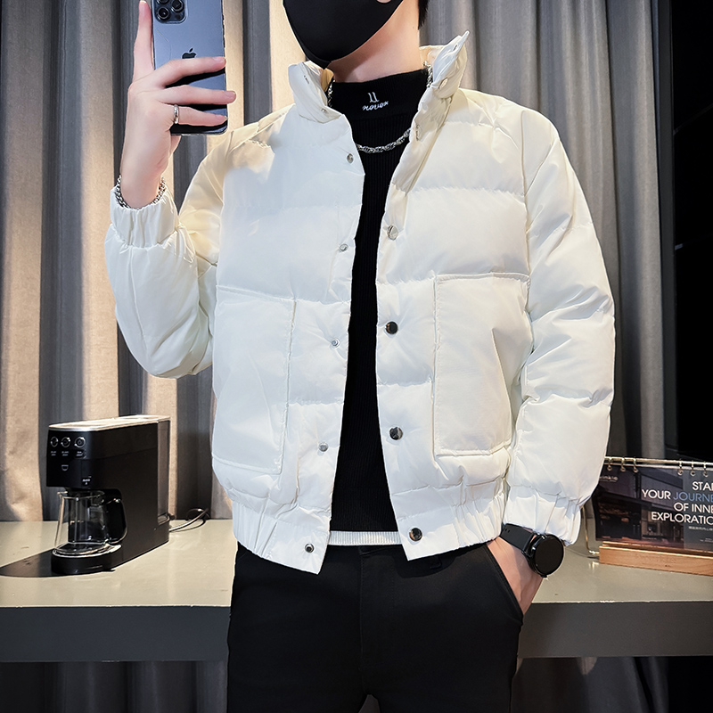 312A-8835-P138控178  冬季男士潮牌棉衣外套韩版潮流夹克棉袄D