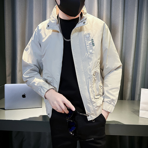 312A-2805-P98 控138 春季新款社会小伙夹克外套男潮流韩版上衣D图片