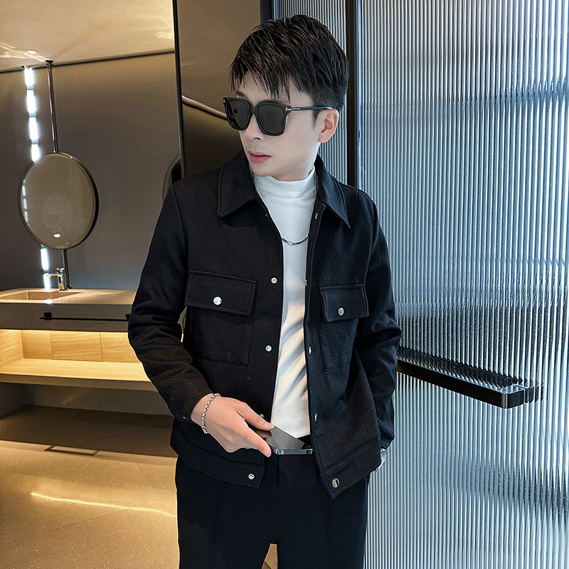 312A-2378-P120控165秋季新款社会小伙夹克外套男潮流韩版上衣A,男装夹克,星座312A