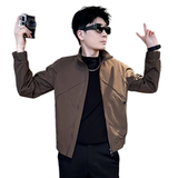 312A-J517-P98控138秋季新款社会小伙夹克外套男潮流韩版上衣Q，男装夹克，星座312A