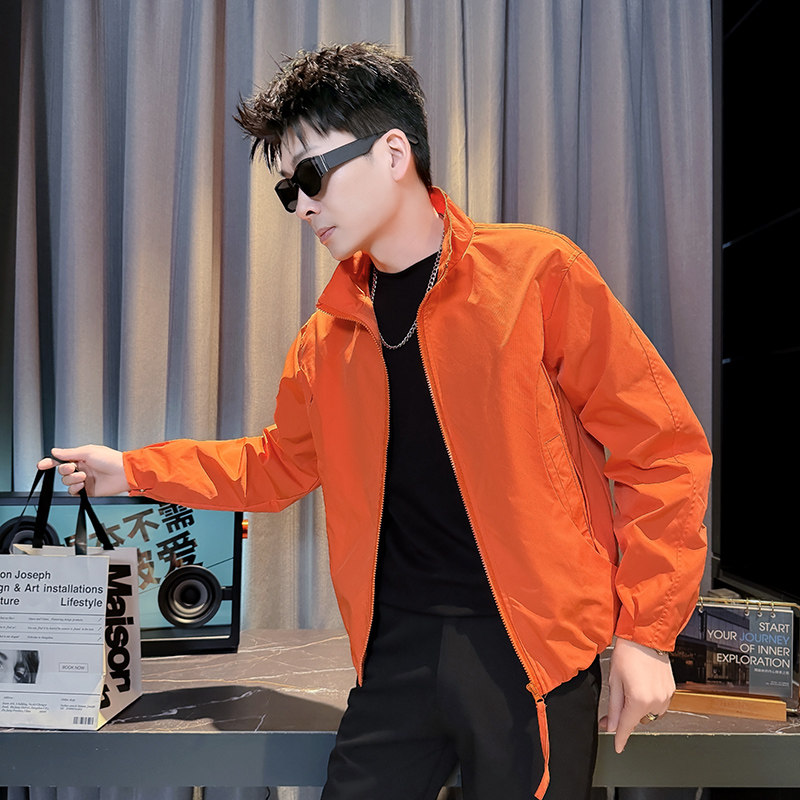 312A-J607-P98控145春季新款社会小伙夹克外套男潮流韩版上衣A，男装夹克，星座312A