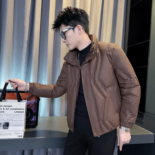 312A-M08-P138控178  冬季男士潮牌棉衣外套韩版潮流夹克棉袄A