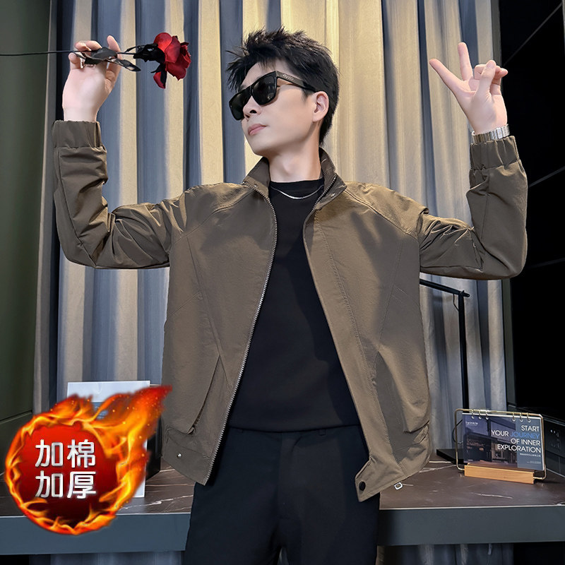 312A-J545-8P108控148秋季新款社会小伙夹克外套男潮流上衣B,男装夹克,星座312A