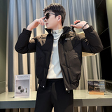 312A-6625-P138控178冬季男士潮牌棉衣外套韩版潮流夹克棉袄C，男装夹克，星座312A