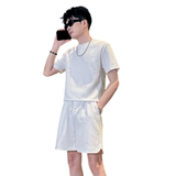 K61T61-P90控136夏季社会小伙工装套装夏装韩版运动服B，男装休闲套装，星座312A