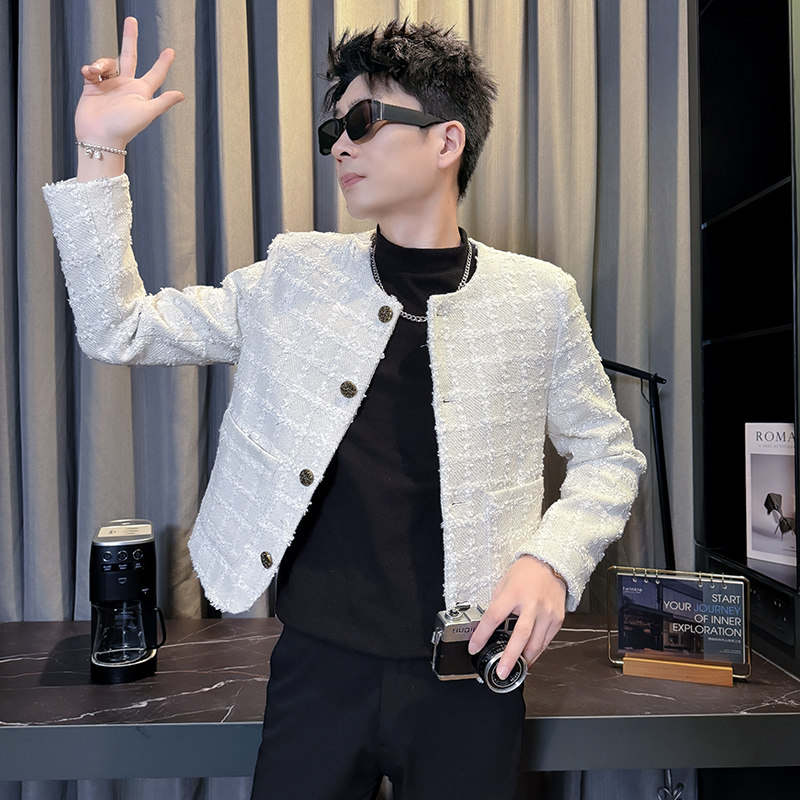 312A-S56-P138控178秋冬季呢子韩版男装夹克潮流高级秋冬上衣D,男装夹克,星座312A