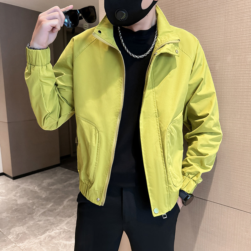 312A-2818-P100控138秋季新款社会小伙夹克外套男潮流韩版上衣A,男装夹克,星座312A