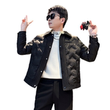 312A-6623-P138控178冬季男士潮牌棉衣外套韩版潮流夹克棉袄C，男装夹克，星座312A