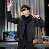 312A-M09-P138控178冬季男士潮牌棉衣外套韩版潮流夹克棉袄C，男装夹克，星座312A