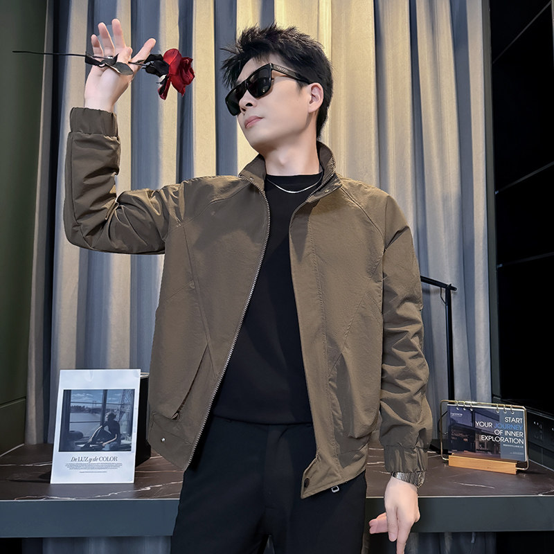 312A-J545-P98控138秋季新款社会小伙夹克外套男潮流韩版上衣c,男装夹克,星座312A