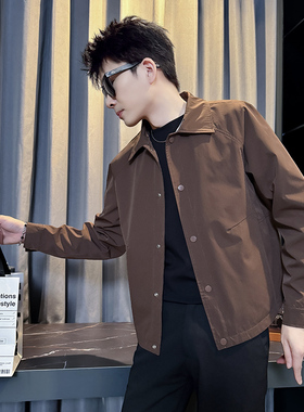 312A-J543-P98 控138 秋季新款社会小伙夹克外套男潮流韩版上衣A